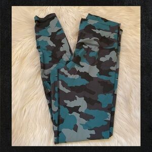 Lululemon Align High-Rise Leggings - Heritage 365 Camo Tidewater Teal Multi - 8